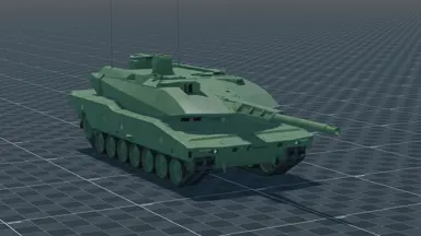 KF51 Panther, perspective, in Multicrew Tank Combat