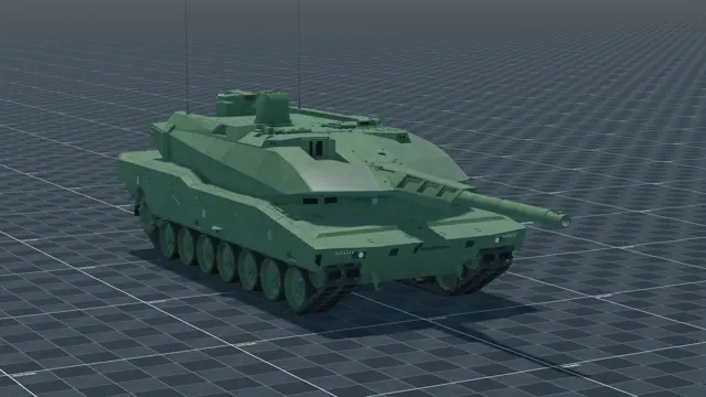 KF51 Panther, perspective, in Multicrew Tank Combat