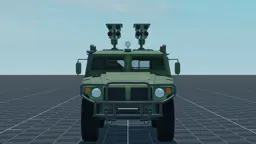 Kornet D GAZ Tigr, front, in Multicrew Tank Combat