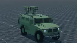 Kornet D GAZ Tigr, perspective, in Multicrew Tank Combat