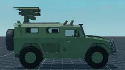 Kornet D GAZ Tigr, right, in Multicrew Tank Combat