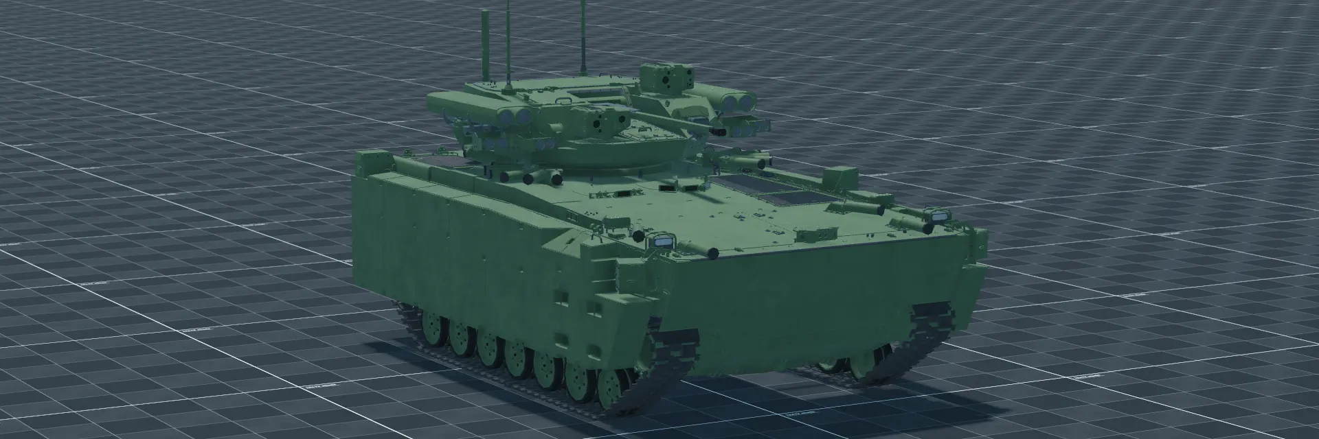 Kurganets-25, perspective banner, in Multicrew Tank Combat