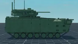 Kurganets-25, right, in Multicrew Tank Combat