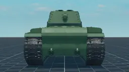 KV-1E, back, in Multicrew Tank Combat