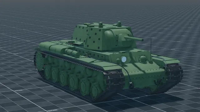KV-1E, perspective, in Multicrew Tank Combat