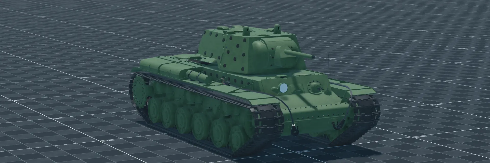 KV-1E, perspective banner, in Multicrew Tank Combat