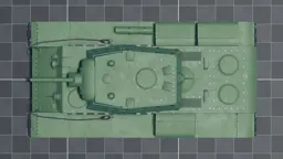 KV-1E, top, in Multicrew Tank Combat