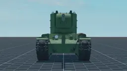 KV-2 (ZIS-6), front, in Multicrew Tank Combat