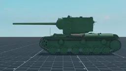 KV-2 (ZIS-6), left, in Multicrew Tank Combat