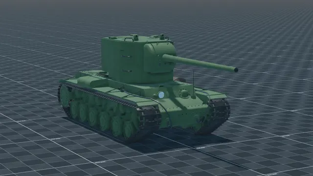 KV-2 (ZIS-6), perspective, in Multicrew Tank Combat