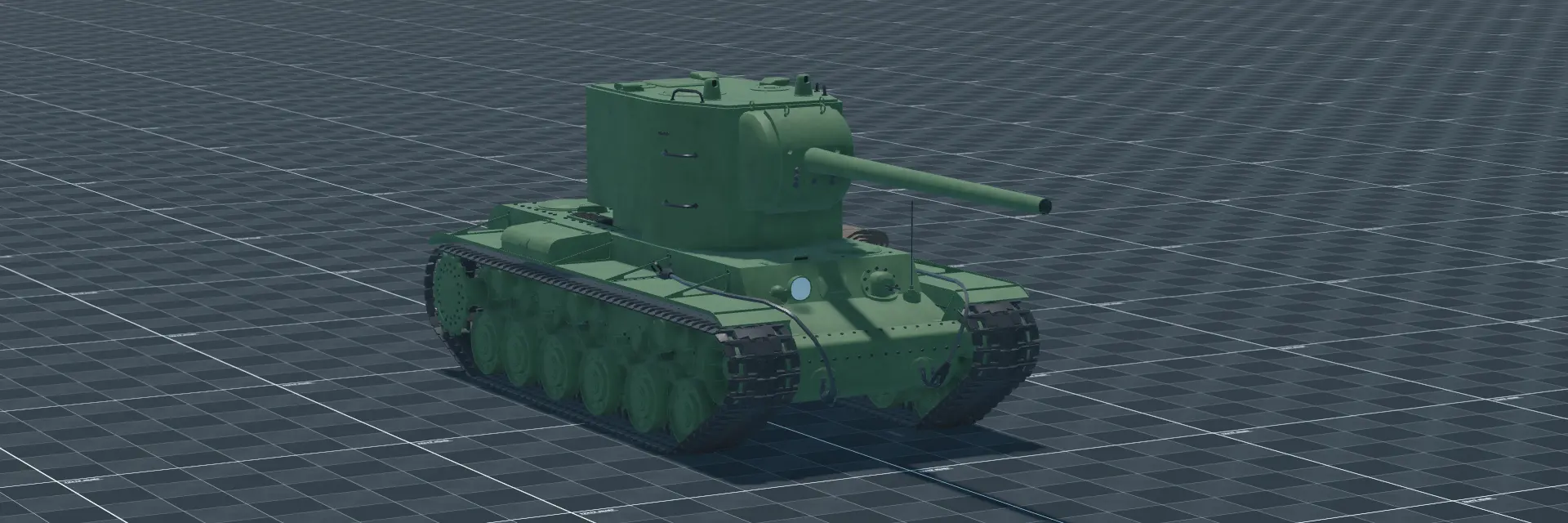 KV-2 (ZIS-6), perspective banner, in Multicrew Tank Combat