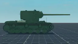 KV-2 (ZIS-6), right, in Multicrew Tank Combat