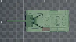 KV-2 (ZIS-6), top, in Multicrew Tank Combat