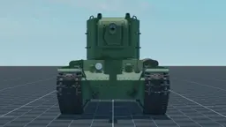 KV-2, front, in Multicrew Tank Combat