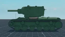 KV-2, left, in Multicrew Tank Combat