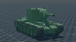 KV-2, perspective, in Multicrew Tank Combat