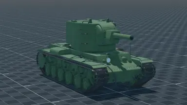 KV-2, perspective, in Multicrew Tank Combat