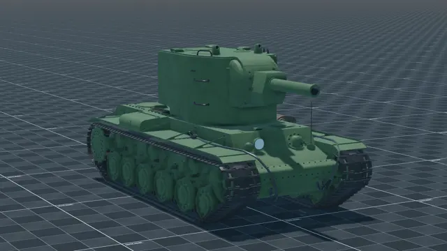 KV-2, perspective, in Multicrew Tank Combat