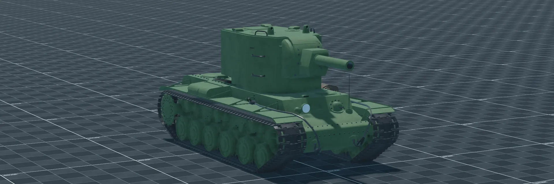 KV-2, perspective banner, in Multicrew Tank Combat