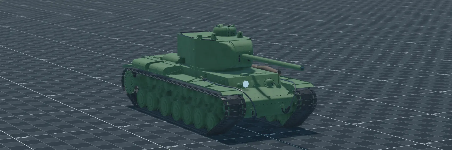 KV-220, perspective banner, in Multicrew Tank Combat