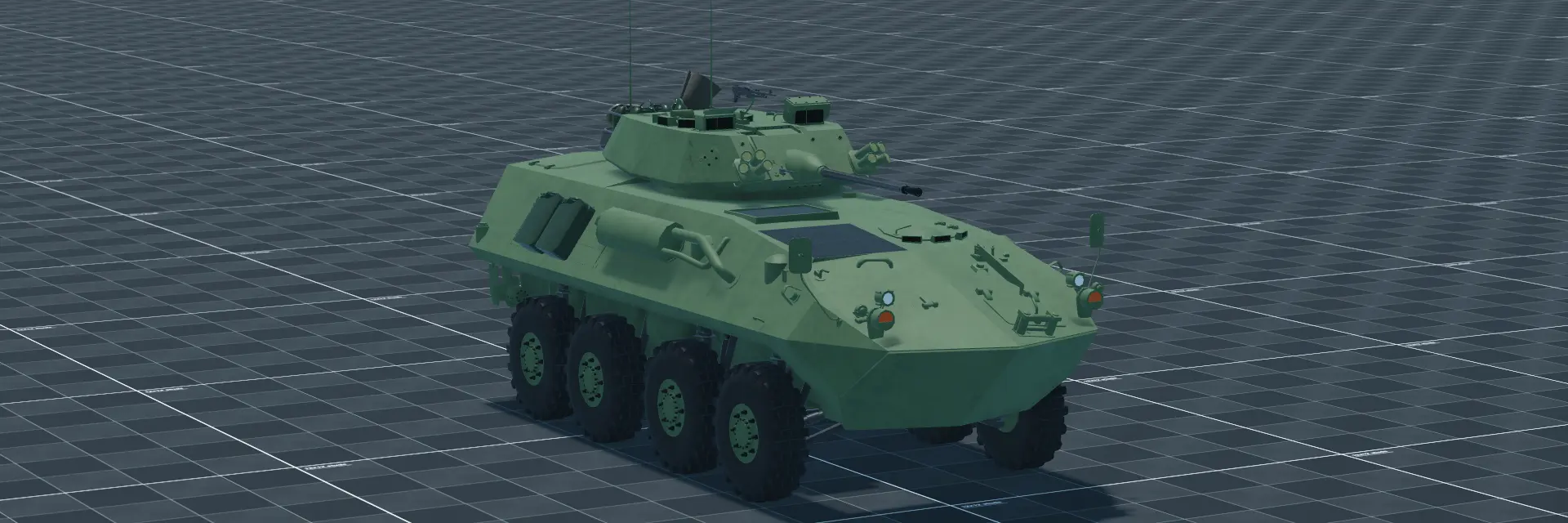 LAV-25, perspective banner, in Multicrew Tank Combat