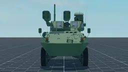 LAV-AD, front, in Multicrew Tank Combat