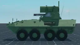 LAV-AD, left, in Multicrew Tank Combat