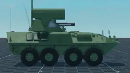 LAV-AD, right, in Multicrew Tank Combat