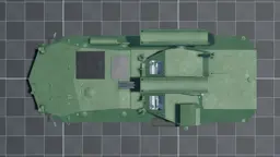 LAV-AD, top, in Multicrew Tank Combat