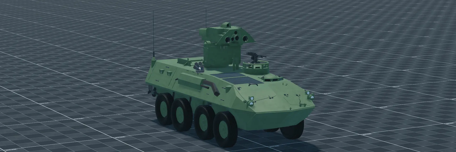 LAV-AT, perspective banner, in Multicrew Tank Combat