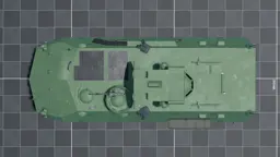 LAV-AT, top, in Multicrew Tank Combat