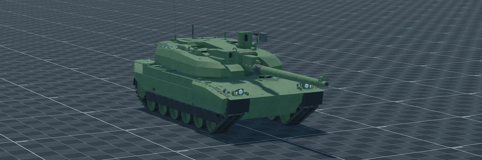 Leclerc S21, perspective banner, in Multicrew Tank Combat