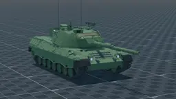 Leopard 1A5, perspective, in Multicrew Tank Combat