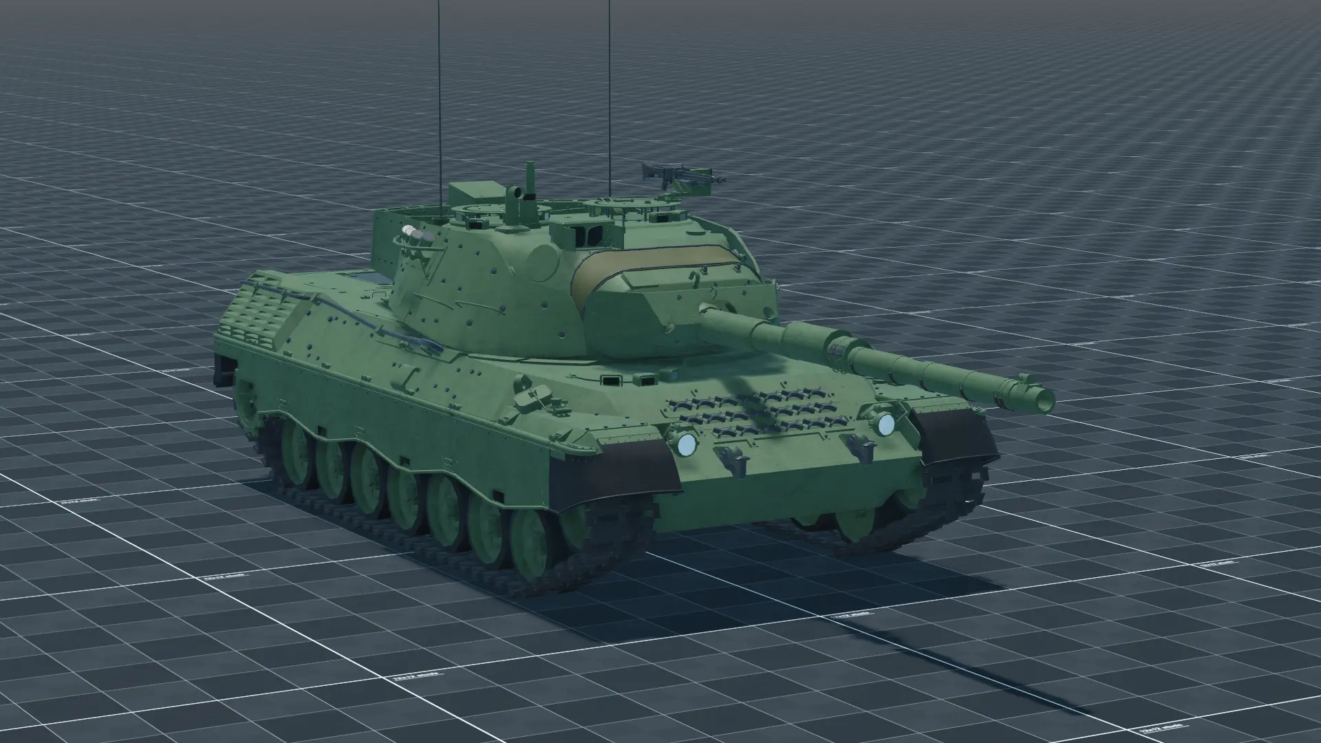Leopard 1A5, perspective, in Multicrew Tank Combat