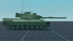 Leopard 1A5, right, in Multicrew Tank Combat