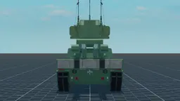 Leopard 2 Giraffe, back, in Multicrew Tank Combat