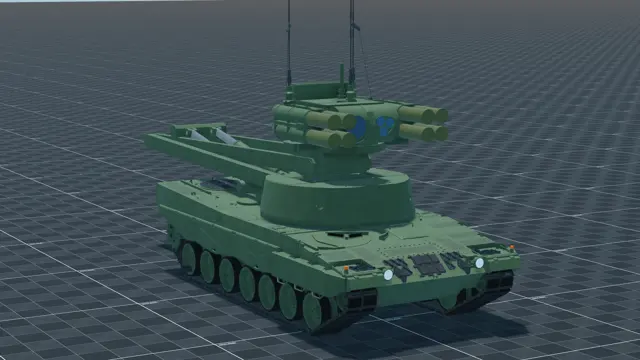 Leopard 2 Giraffe, perspective, in Multicrew Tank Combat