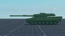 Leopard 2A4 140MM, left, in Multicrew Tank Combat