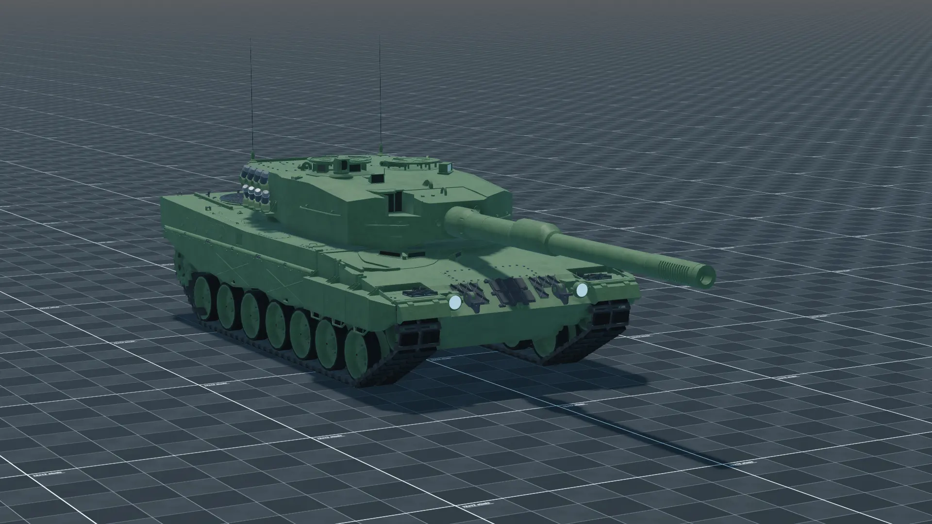 Leopard 2A4 140MM, perspective, in Multicrew Tank Combat