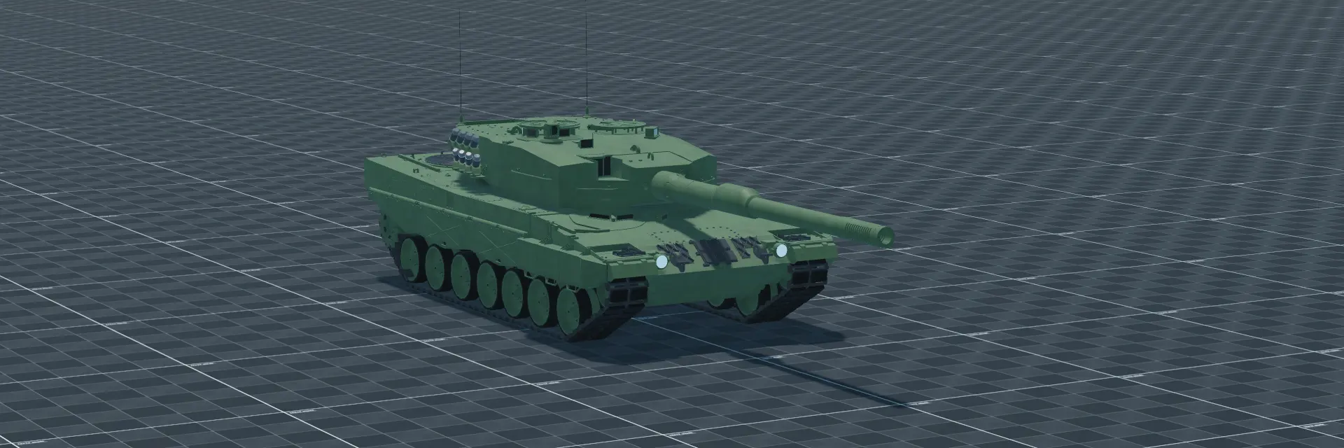 Leopard 2A4 140MM, perspective banner, in Multicrew Tank Combat