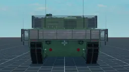 Leopard 2A4 Evolution, back, in Multicrew Tank Combat