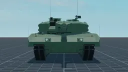 Leopard 2A4 Evolution, front, in Multicrew Tank Combat