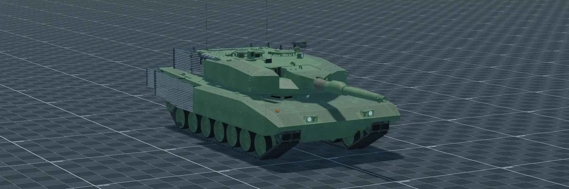 Leopard 2A4 Evolution, perspective banner, in Multicrew Tank Combat