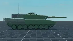 Leopard 2A4 Evolution, right, in Multicrew Tank Combat