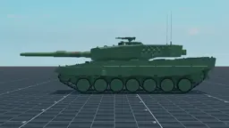 Leopard 2A4, left, in Multicrew Tank Combat