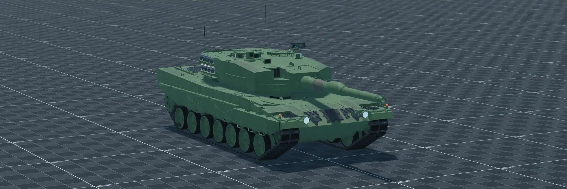 Leopard 2A4, perspective banner, in Multicrew Tank Combat