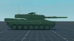 Leopard 2A4, right, in Multicrew Tank Combat
