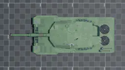 Leopard 2A4, top, in Multicrew Tank Combat