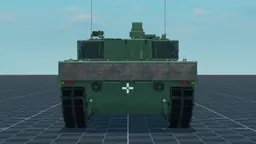 Leopard 2A6, back, in Multicrew Tank Combat