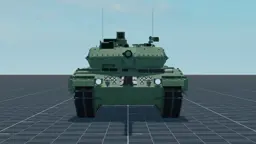 Leopard 2A6, front, in Multicrew Tank Combat